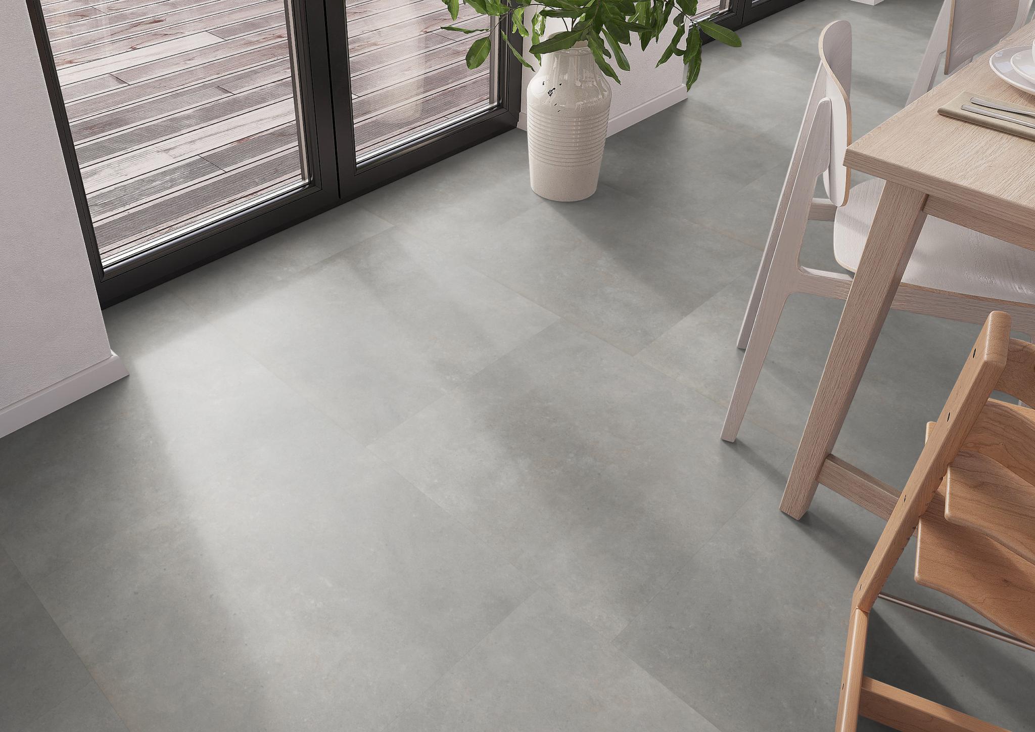 AMBIANT Ceramo Light Grey - PVC Tegel Lijm