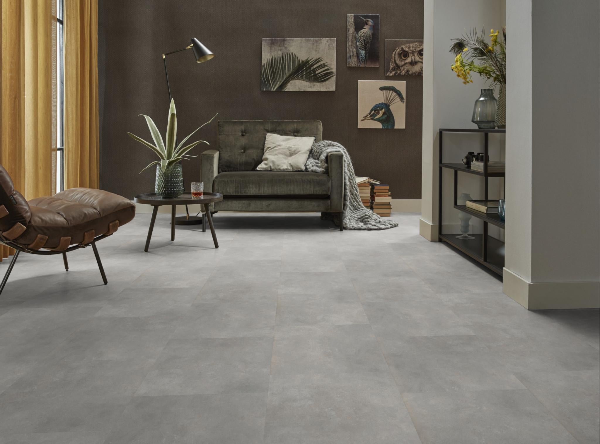 AMBIANT Ceramo Light Grey - PVC Tegel Lijm