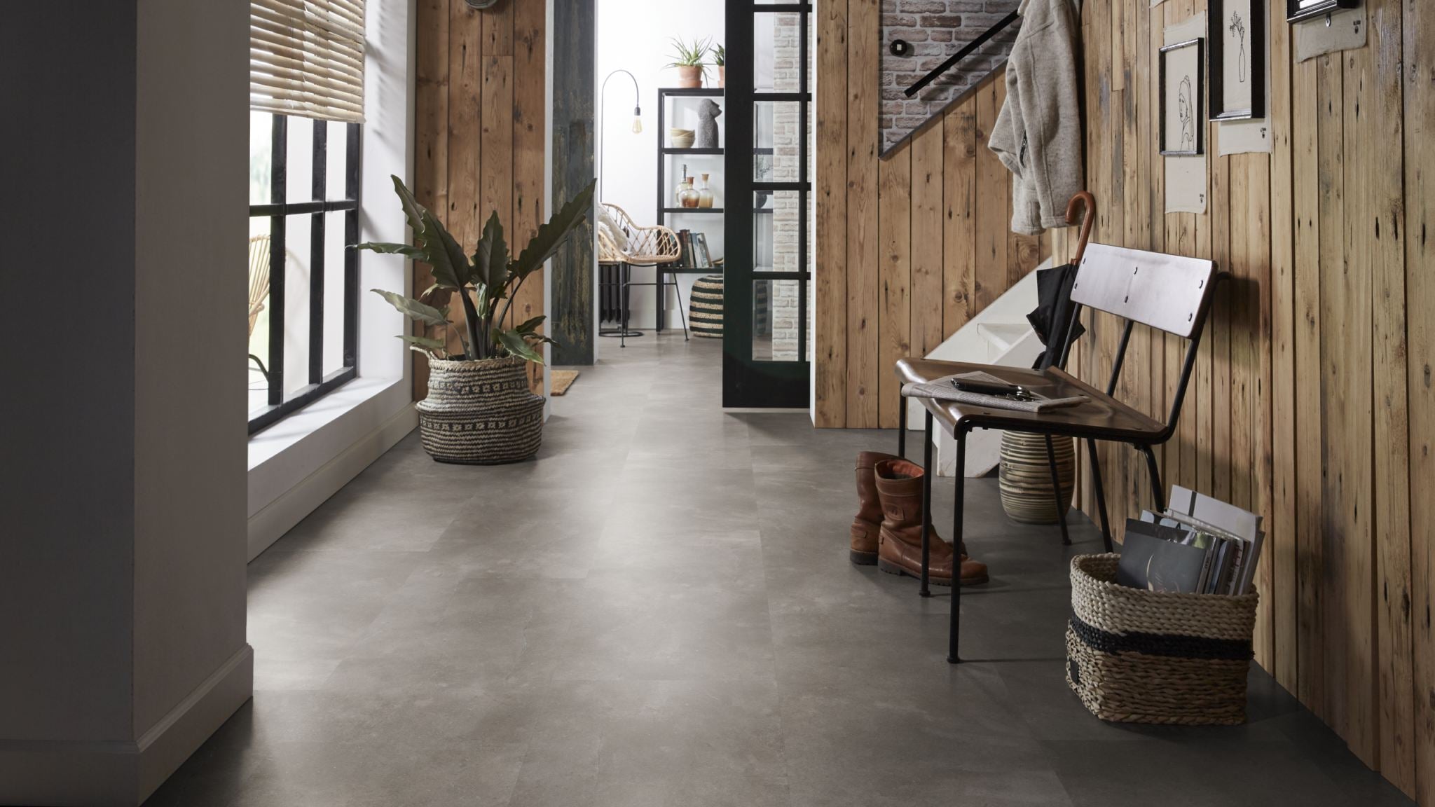 AMBIANT Piazzo Warm Grey - PVC Tegel Lijm