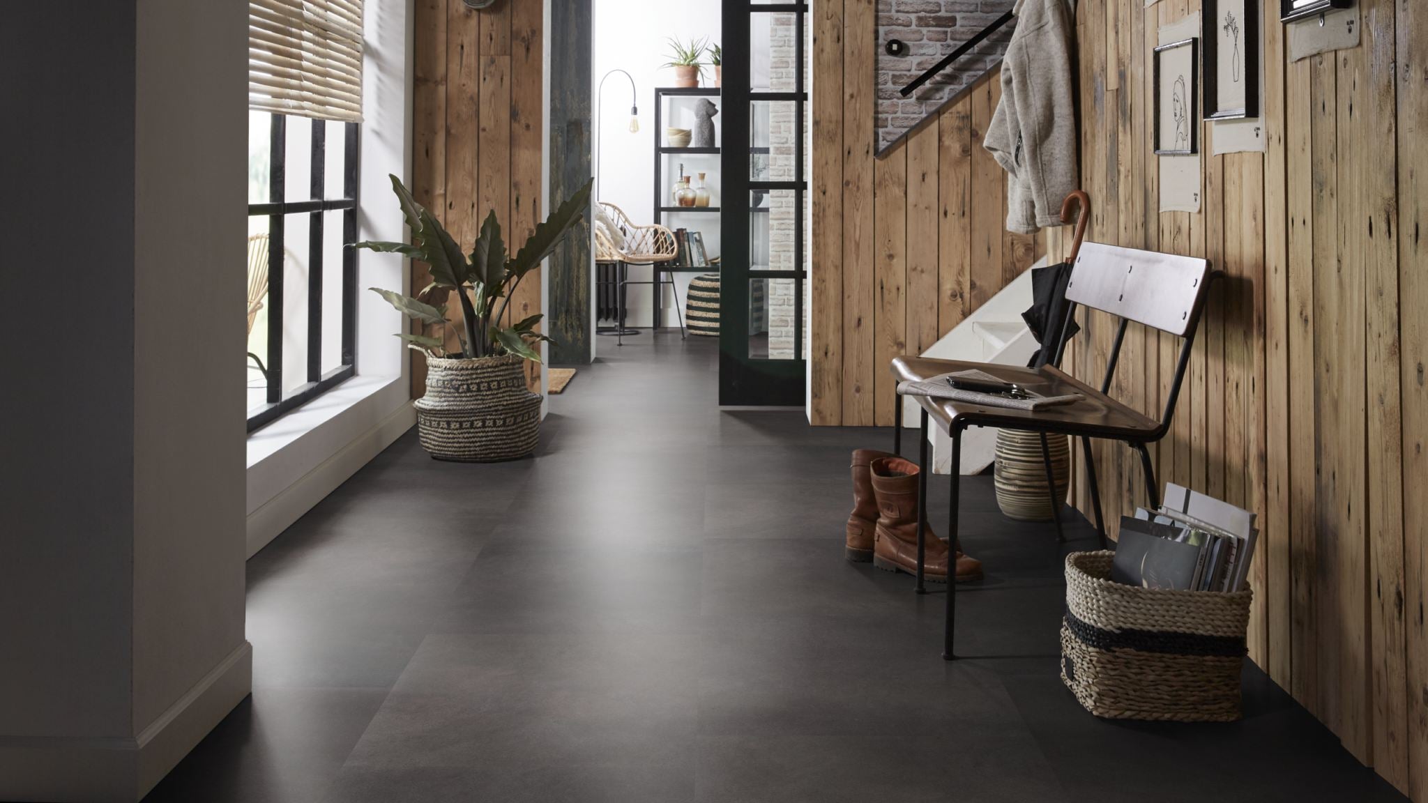 AMBIANT Baroso Antracite - PVC Tegel Lijm