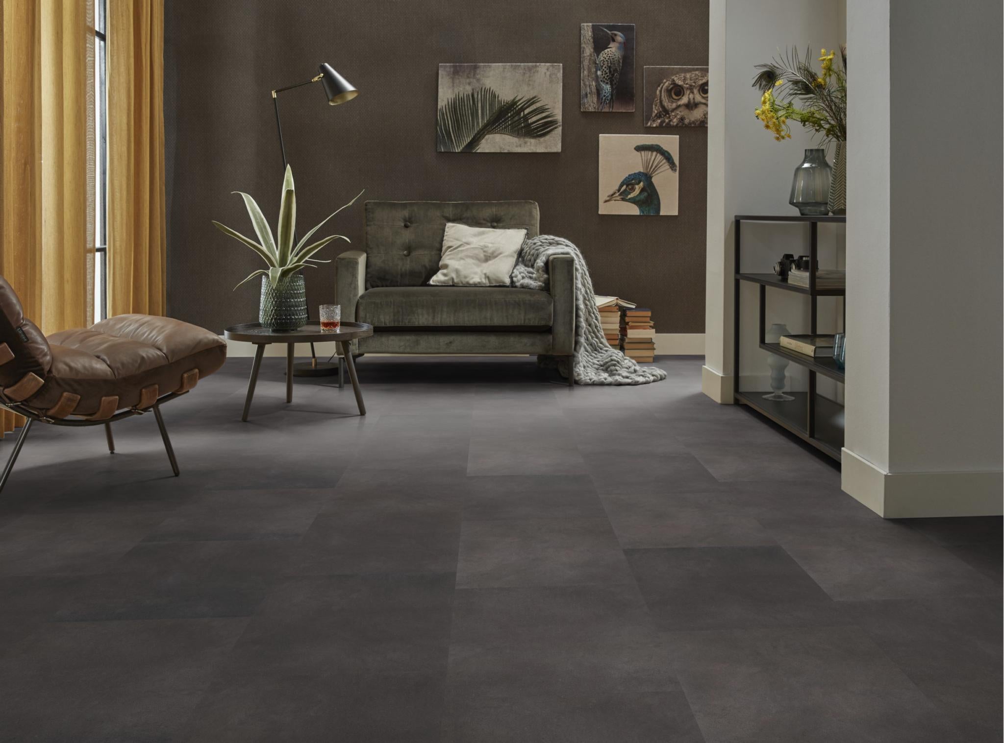 AMBIANT Baroso Antracite - PVC Click Tegel