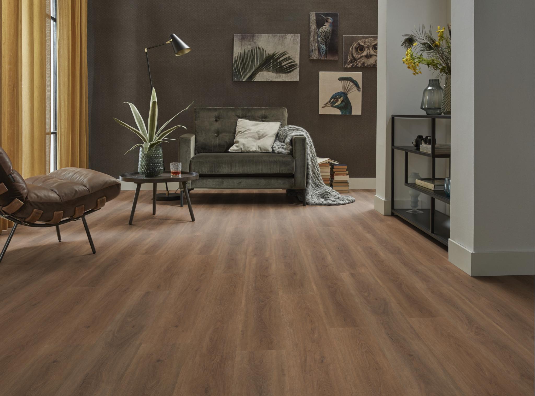 AMBIANT Robusto Warm Brown - PVC Click vloer