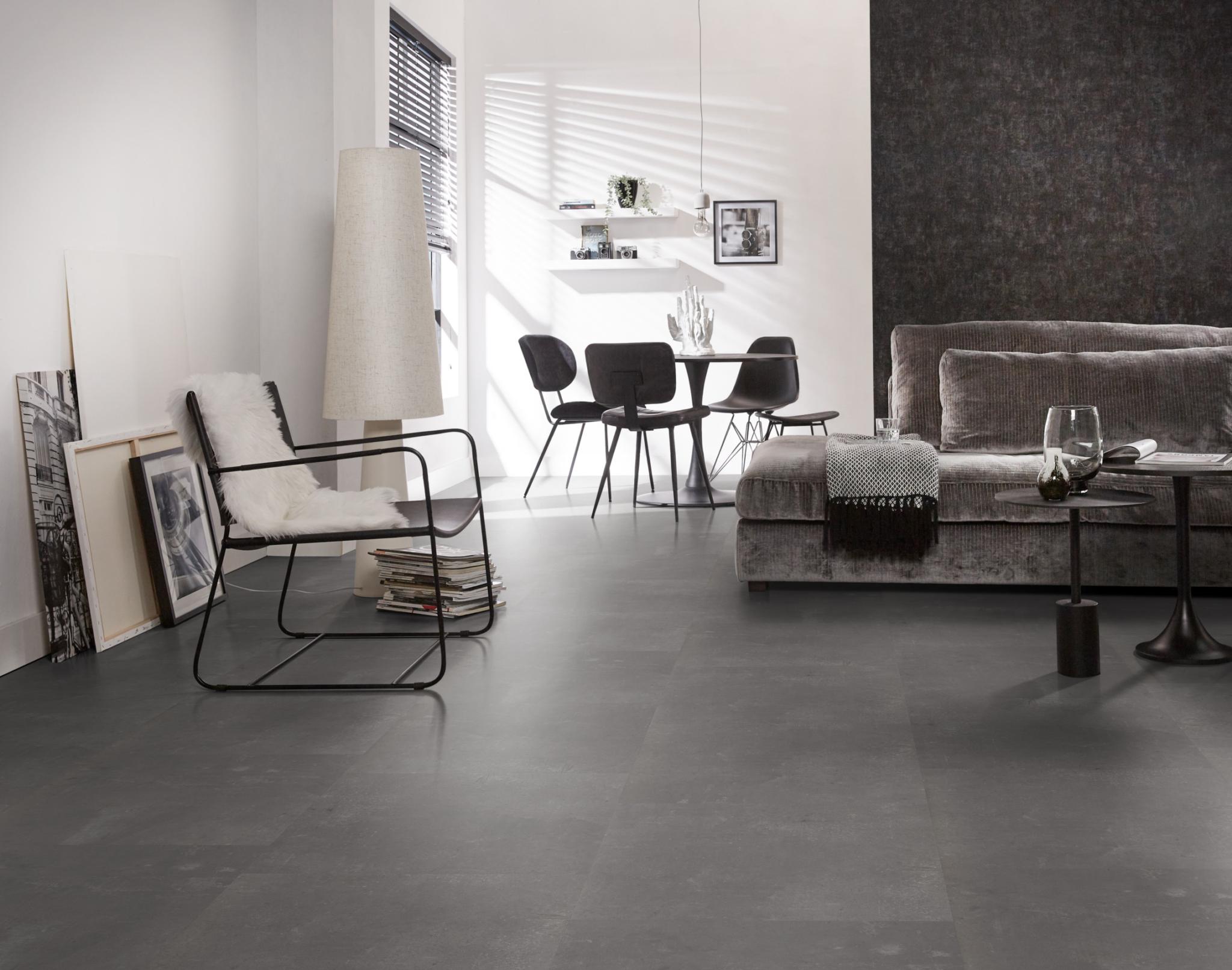 AMBIANT Piero Dark Grey - PVC Click Tegel