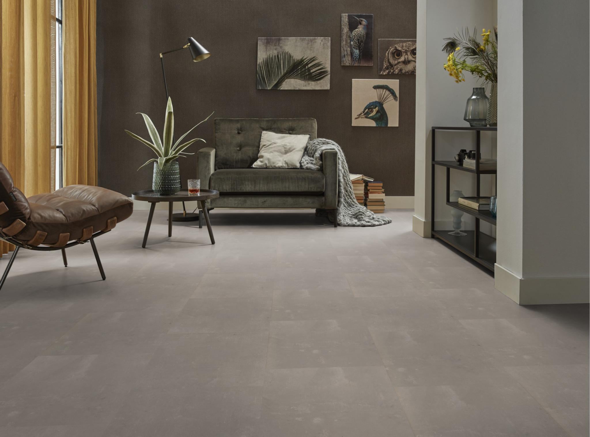 AMBIANT Ceramo Light Grey - PVC Click Tegel