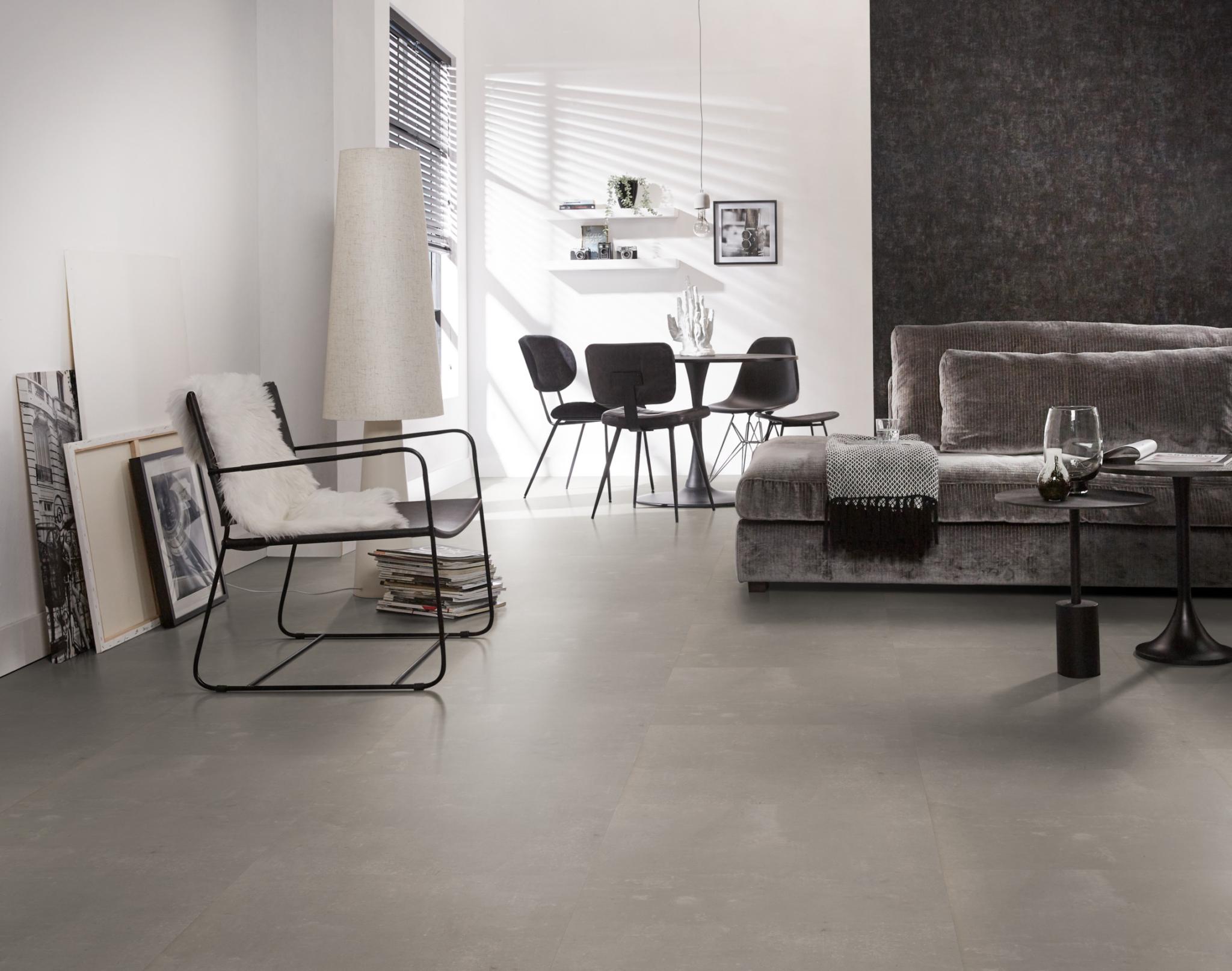 AMBIANT Ceramo Light Grey - PVC Click Tegel