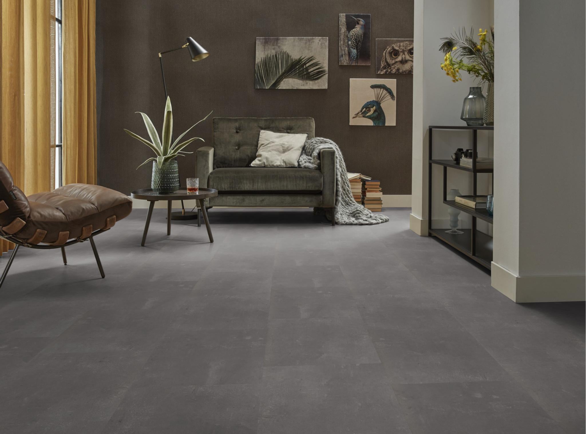AMBIANT Ceramo Antracite - PVC Click Tegel