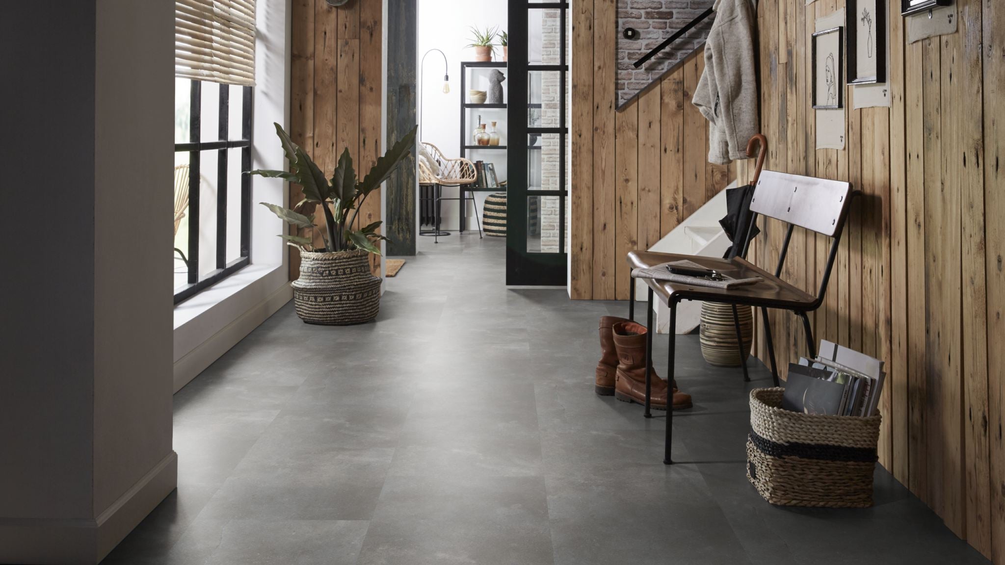 AMBIANT Piazzo Dark Grey - PVC Click Tegel