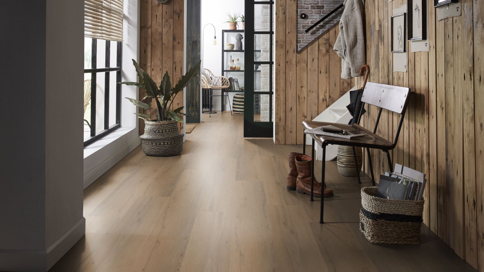 AMBIANT Venera Dark Oak - PVC Lijm vloer