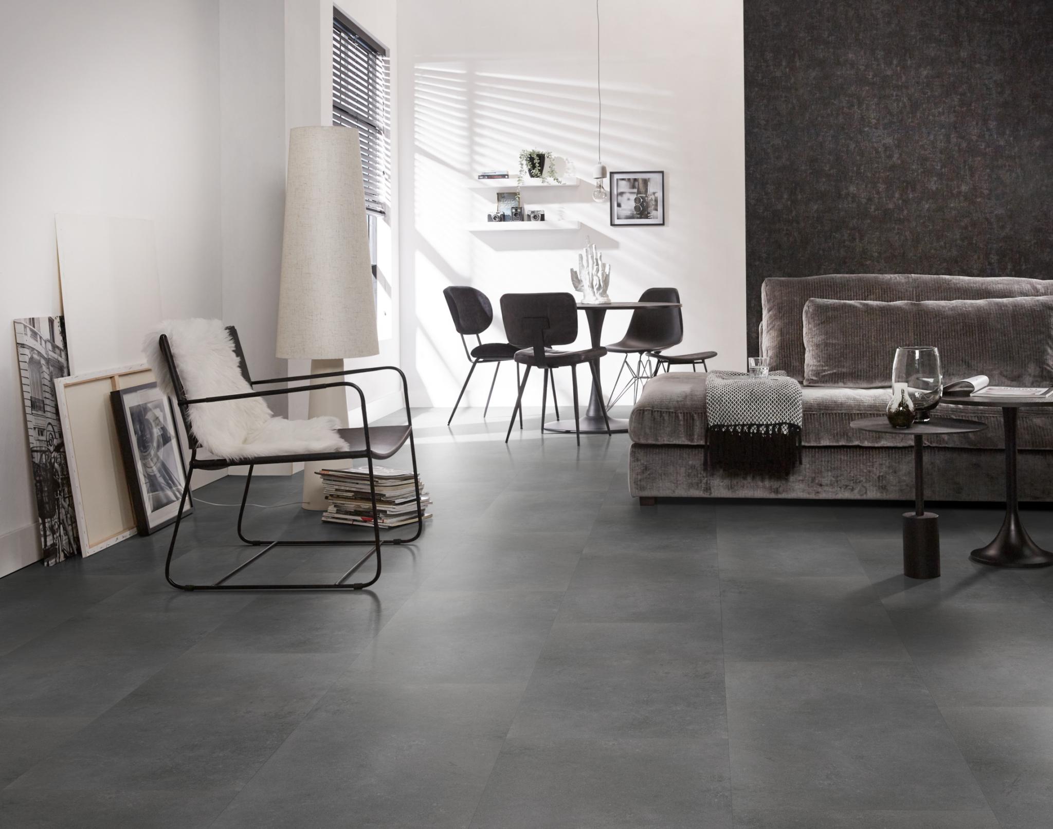 AMBIANT Sarino Dark Grey - PVC Tegel Lijm