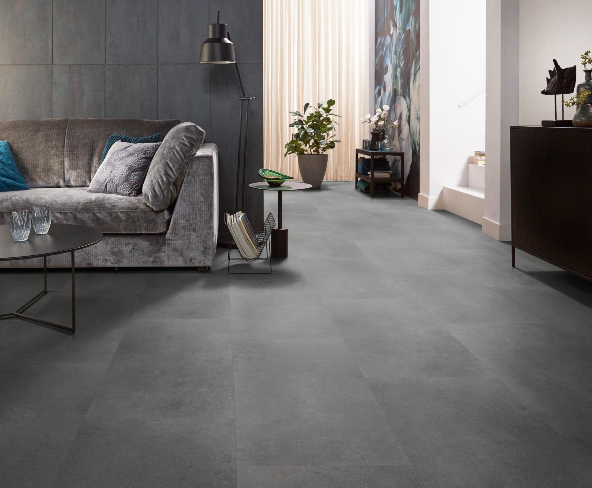 AMBIANT Sarino Dark Grey - PVC Tegel Lijm
