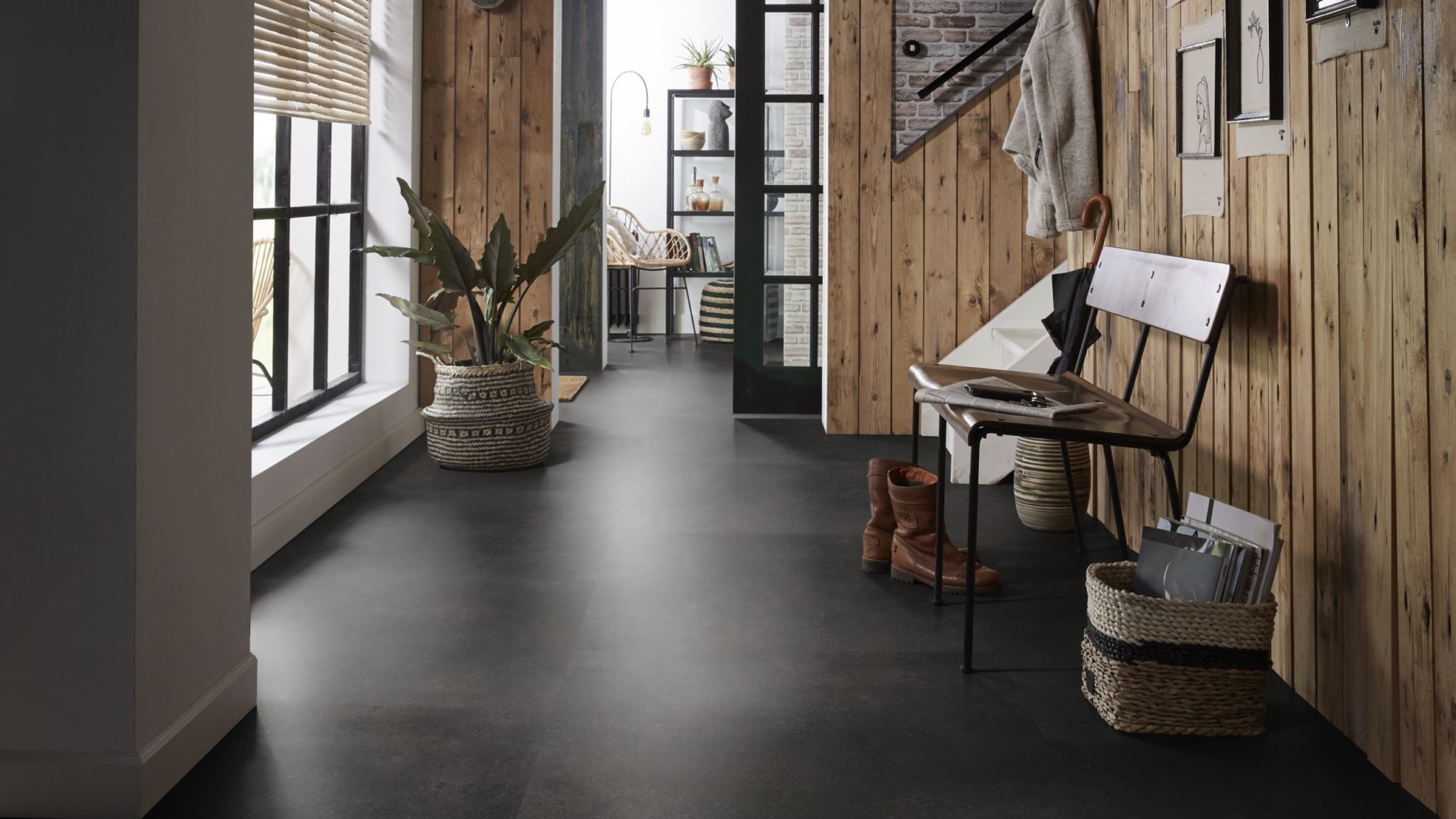AMBIANT Sarino Antracite - PVC Tegel Lijm XL