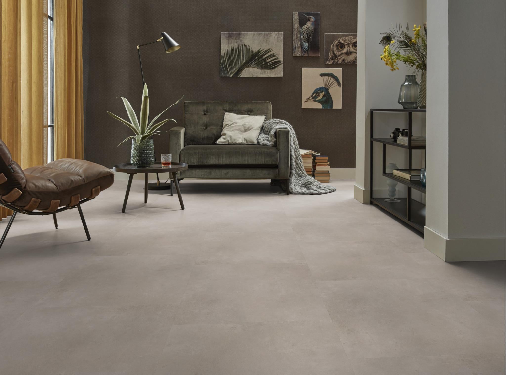 AMBIANT Sarino Light Grey - PVC Tegel Lijm XL