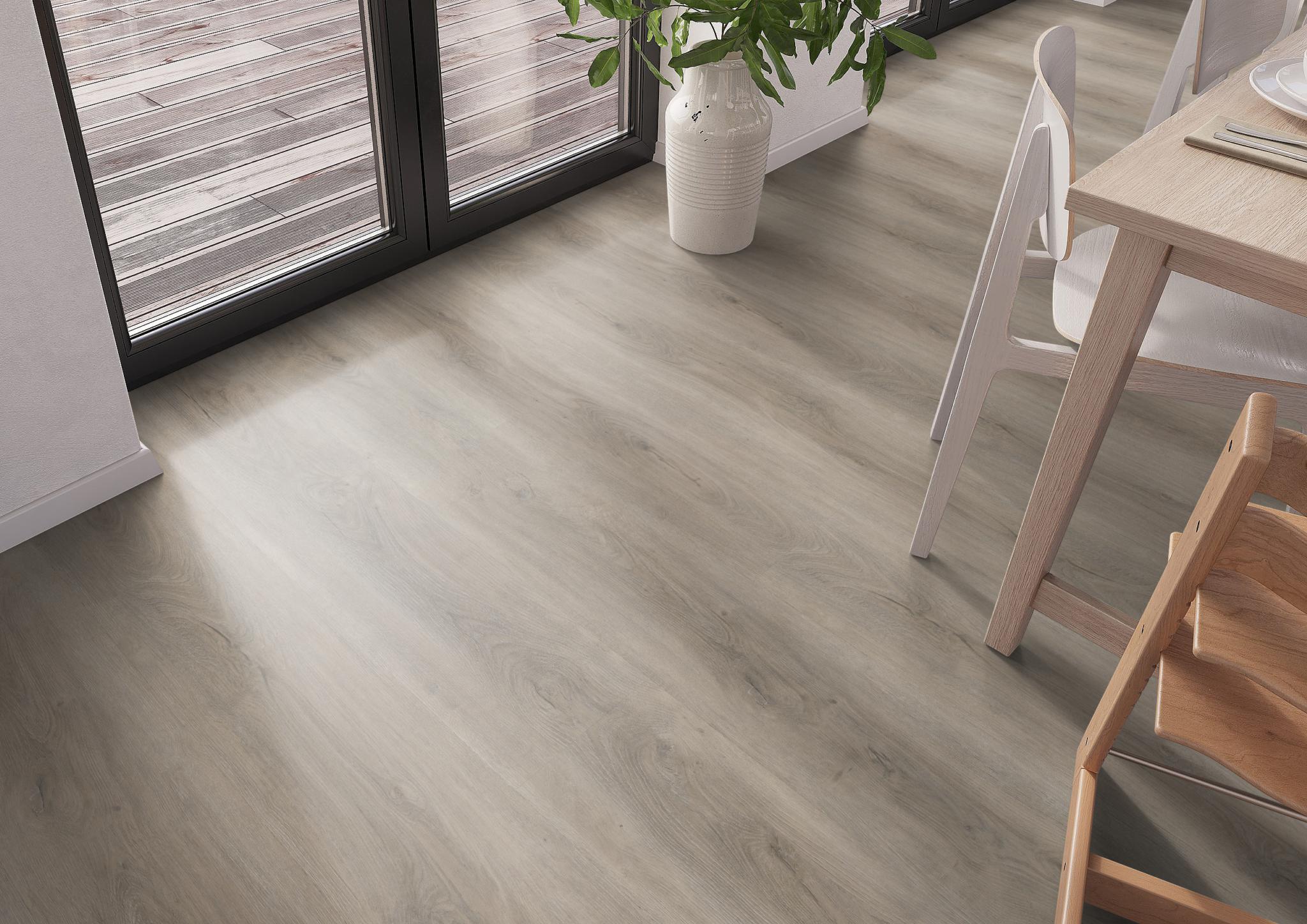 AMBIANT Robusto Light Grey - PVC Lijm vloer