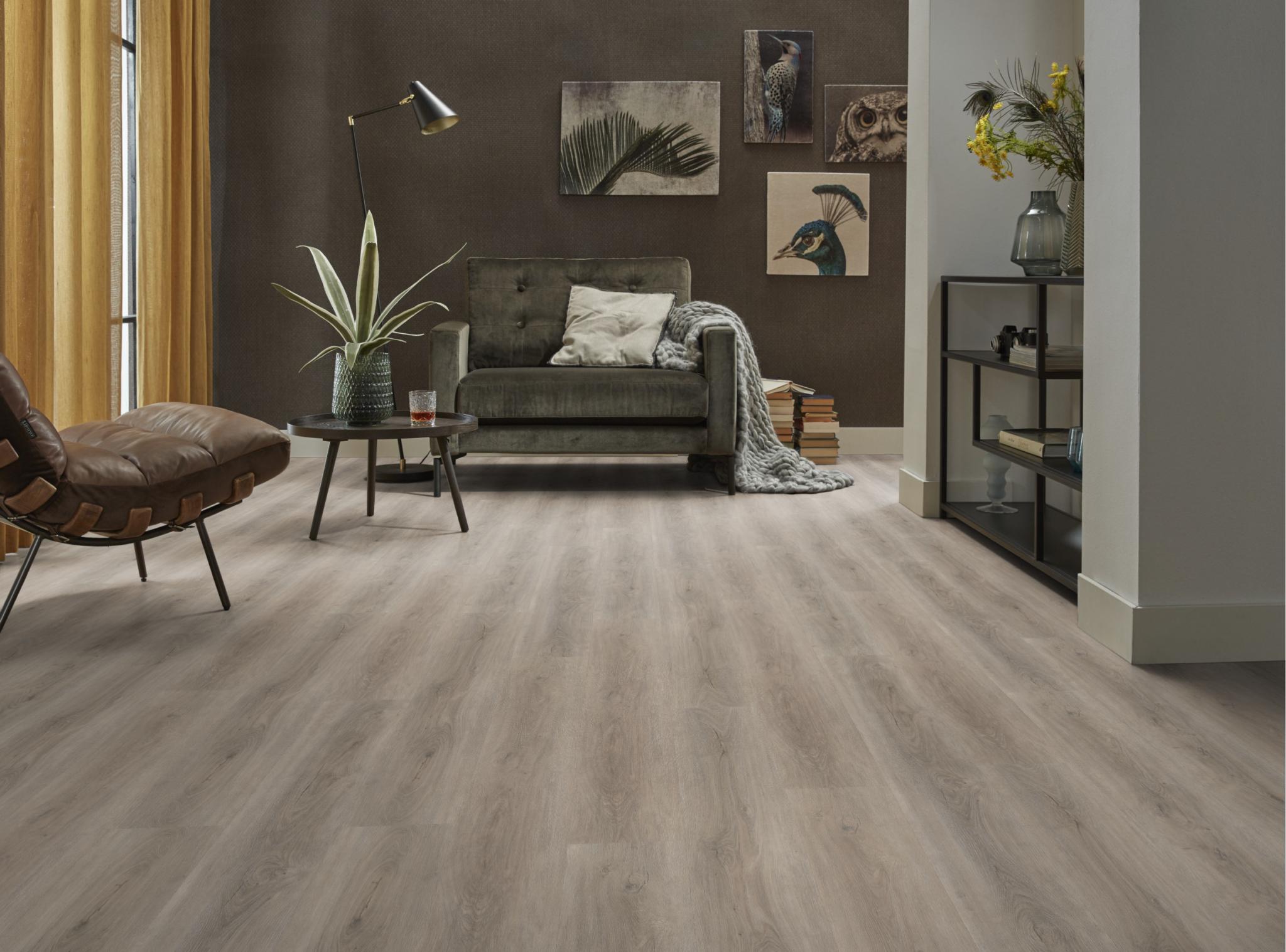 AMBIANT Robusto Light Grey - PVC Lijm vloer