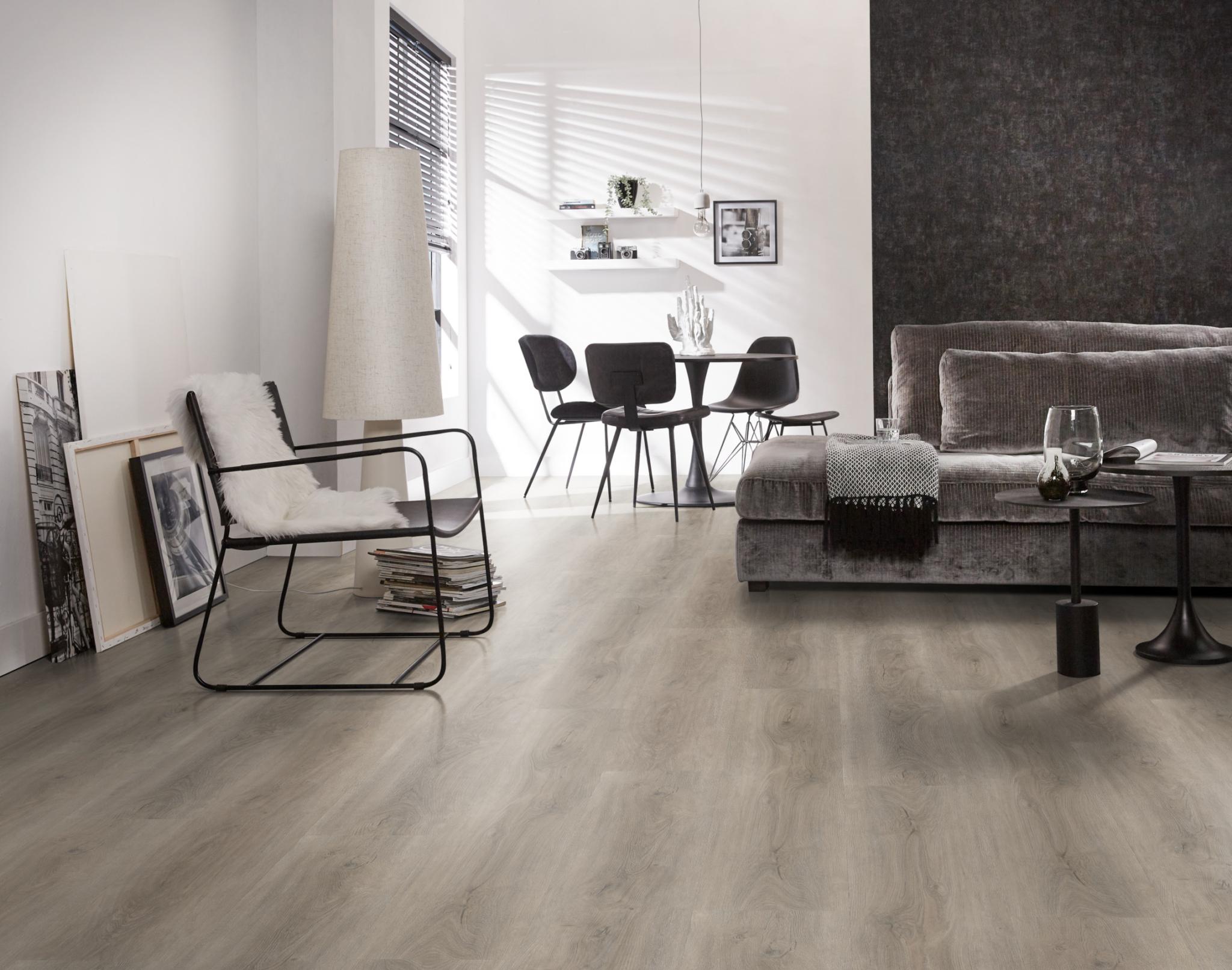 AMBIANT Robusto Light Grey - PVC Lijm vloer