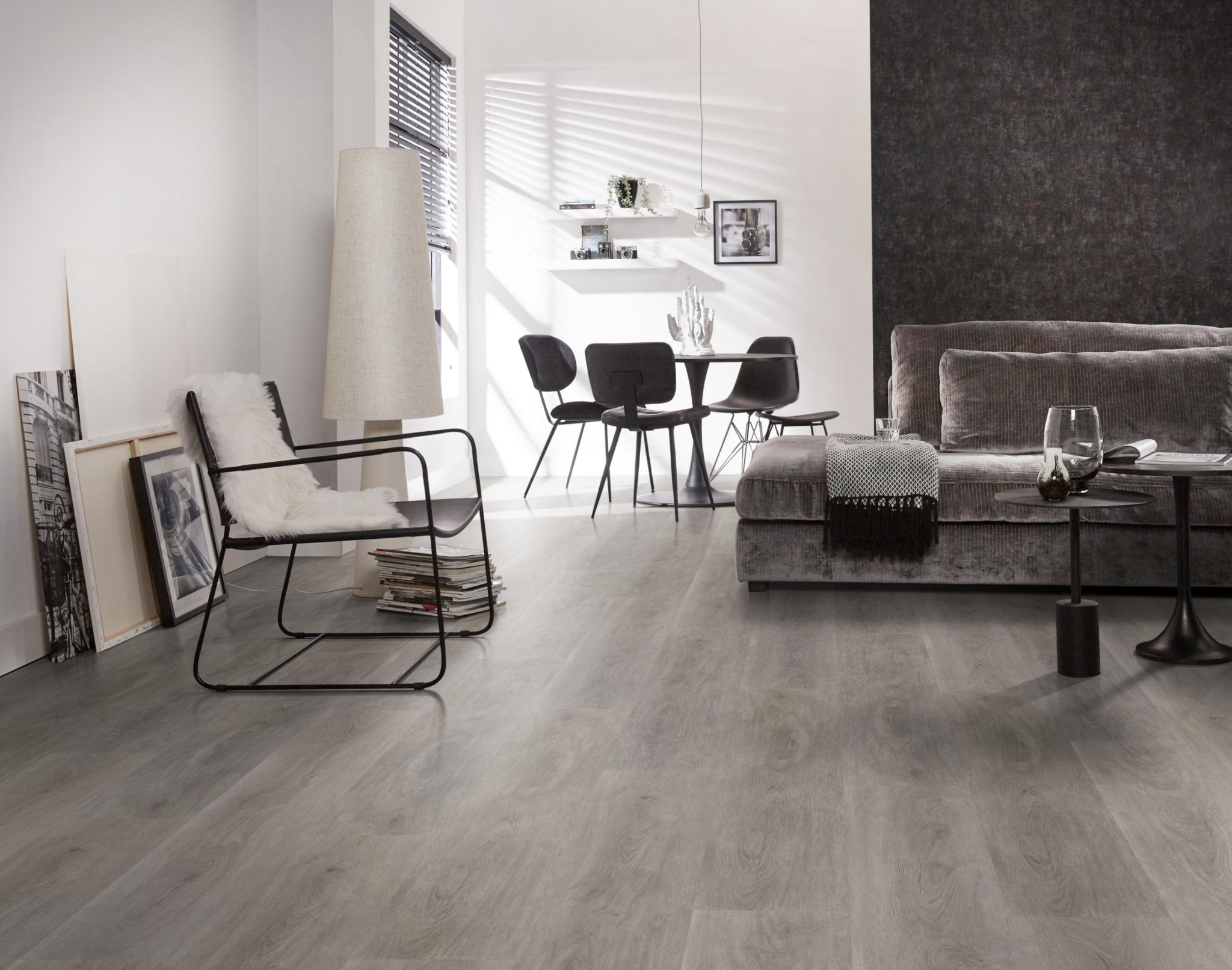 AMBIANT Robusto Grey Oak - PVC Lijm vloer