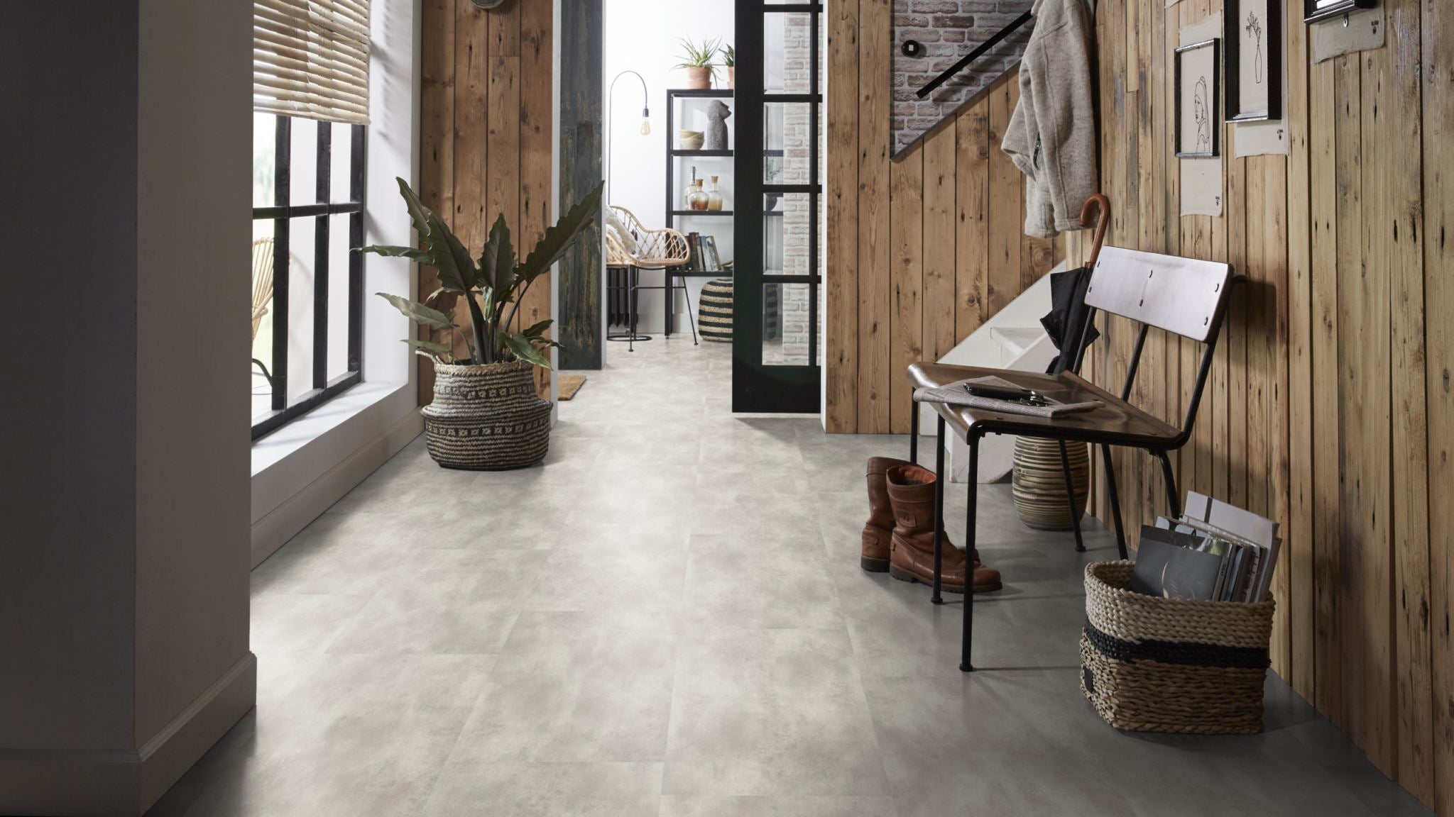 AMBIANT Concrete Grey - PVC Tegel Lijm XL