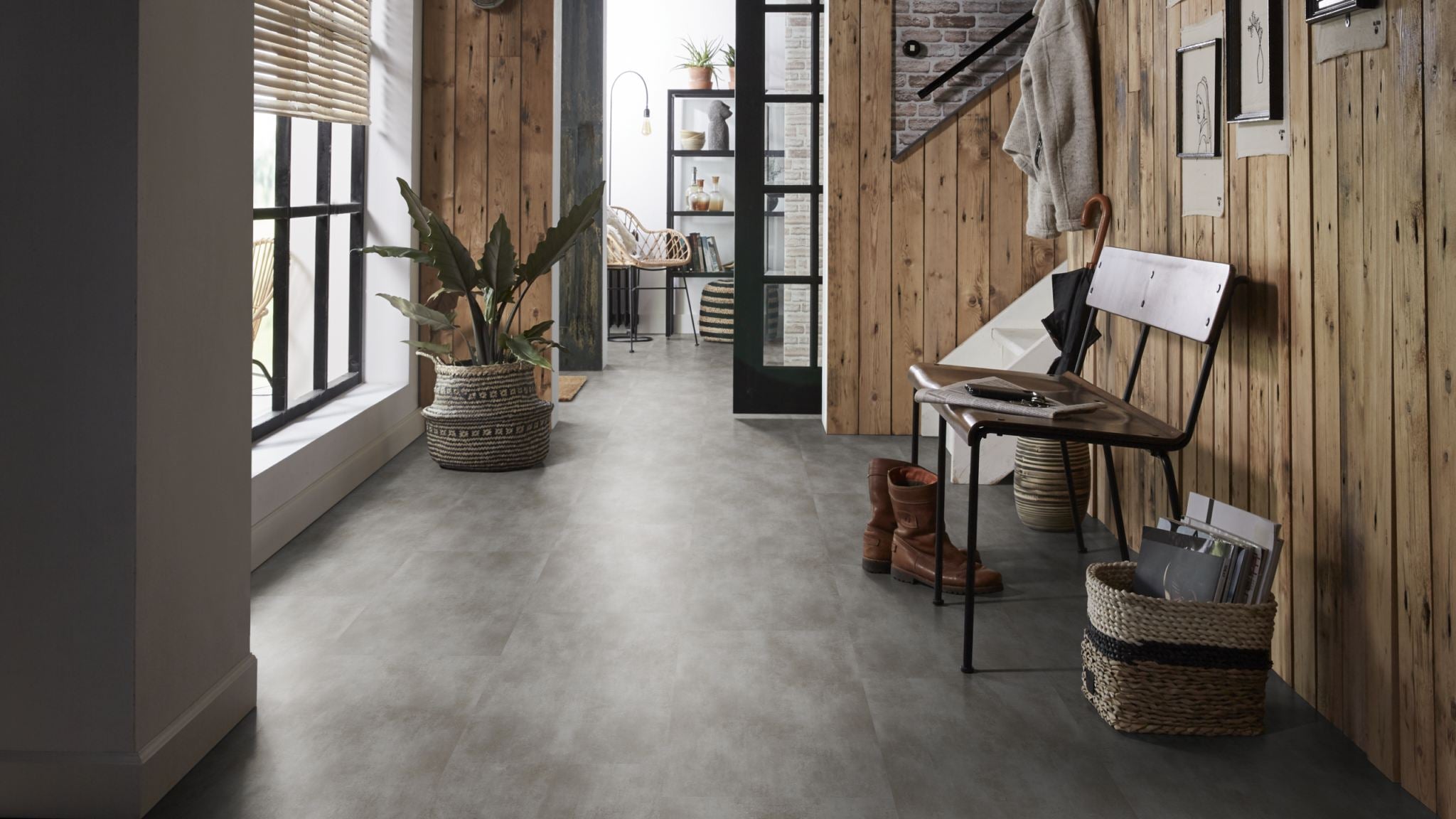 AMBIANT Concrete Blue Grey - PVC Tegel Lijm XL