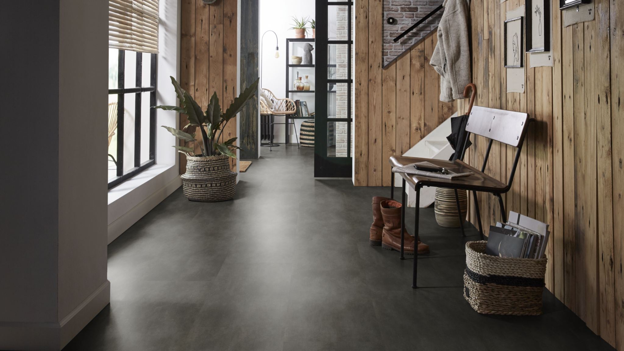 AMBIANT Concrete Antracite - PVC Tegel Lijm XL
