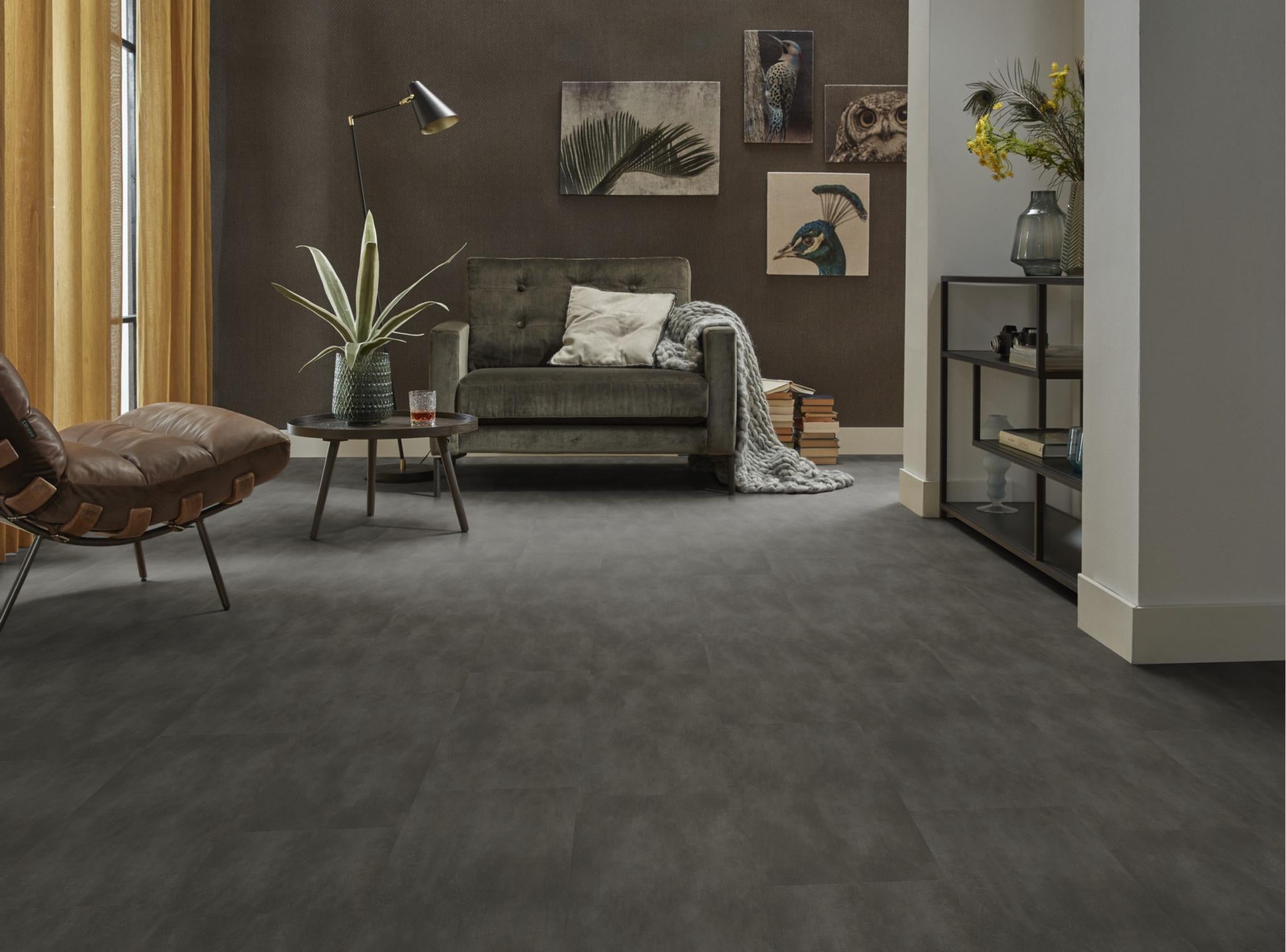 AMBIANT Concrete Antracite - PVC Tegel Lijm XL