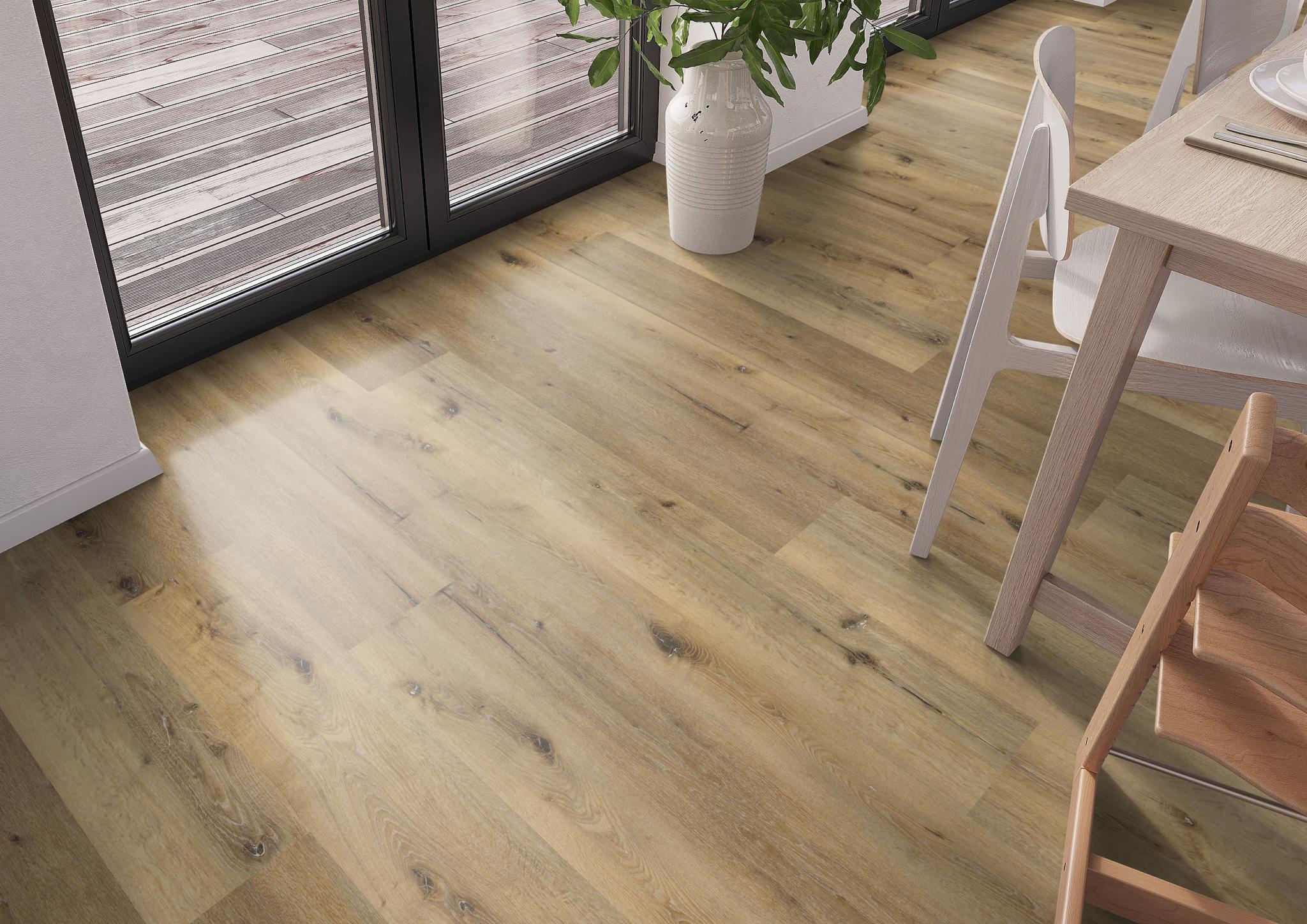 AMBIANT Essenzo Dark Oak - PVC Lijm vloer