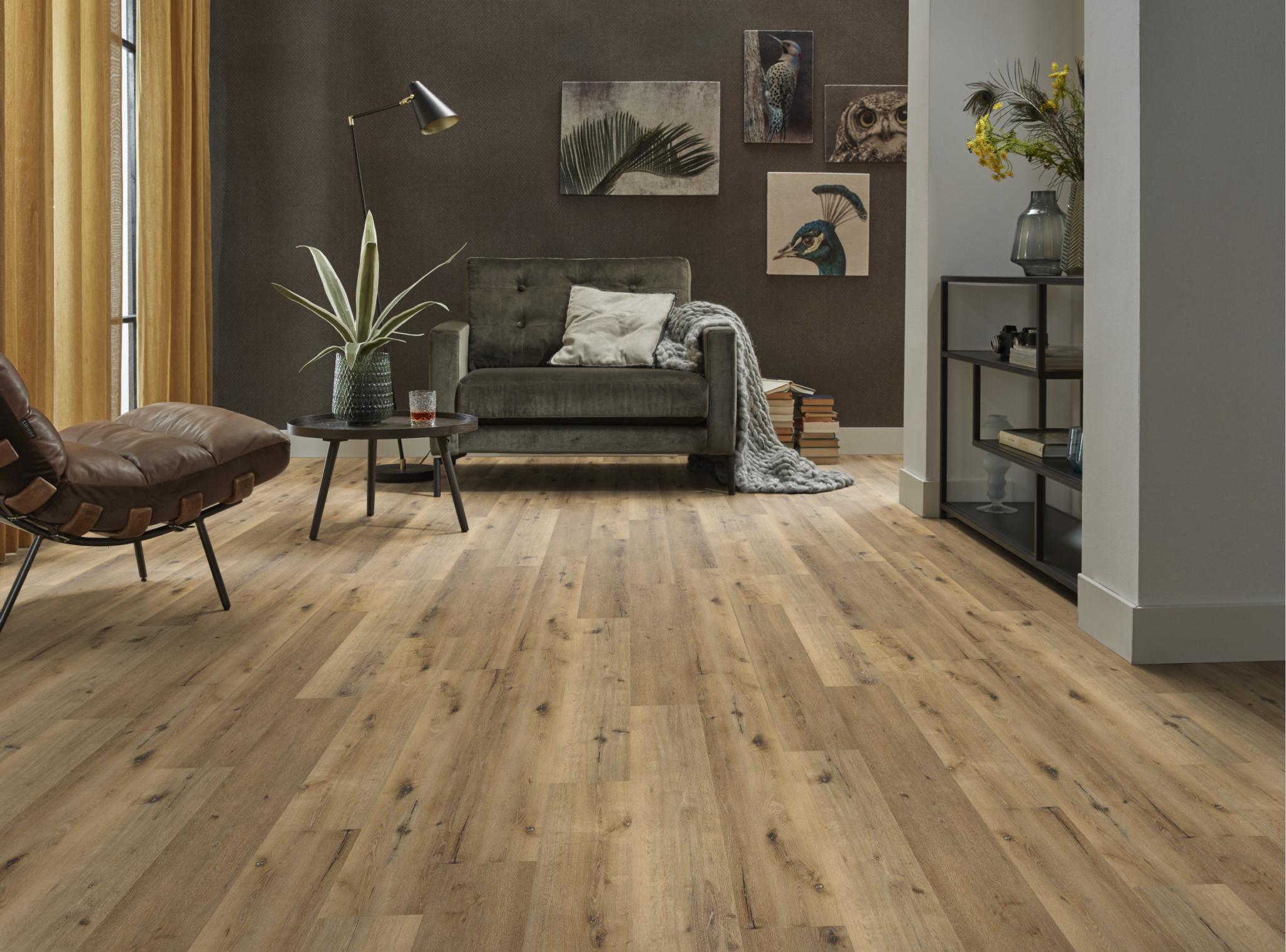 AMBIANT Essenzo Dark Oak - PVC Lijm vloer