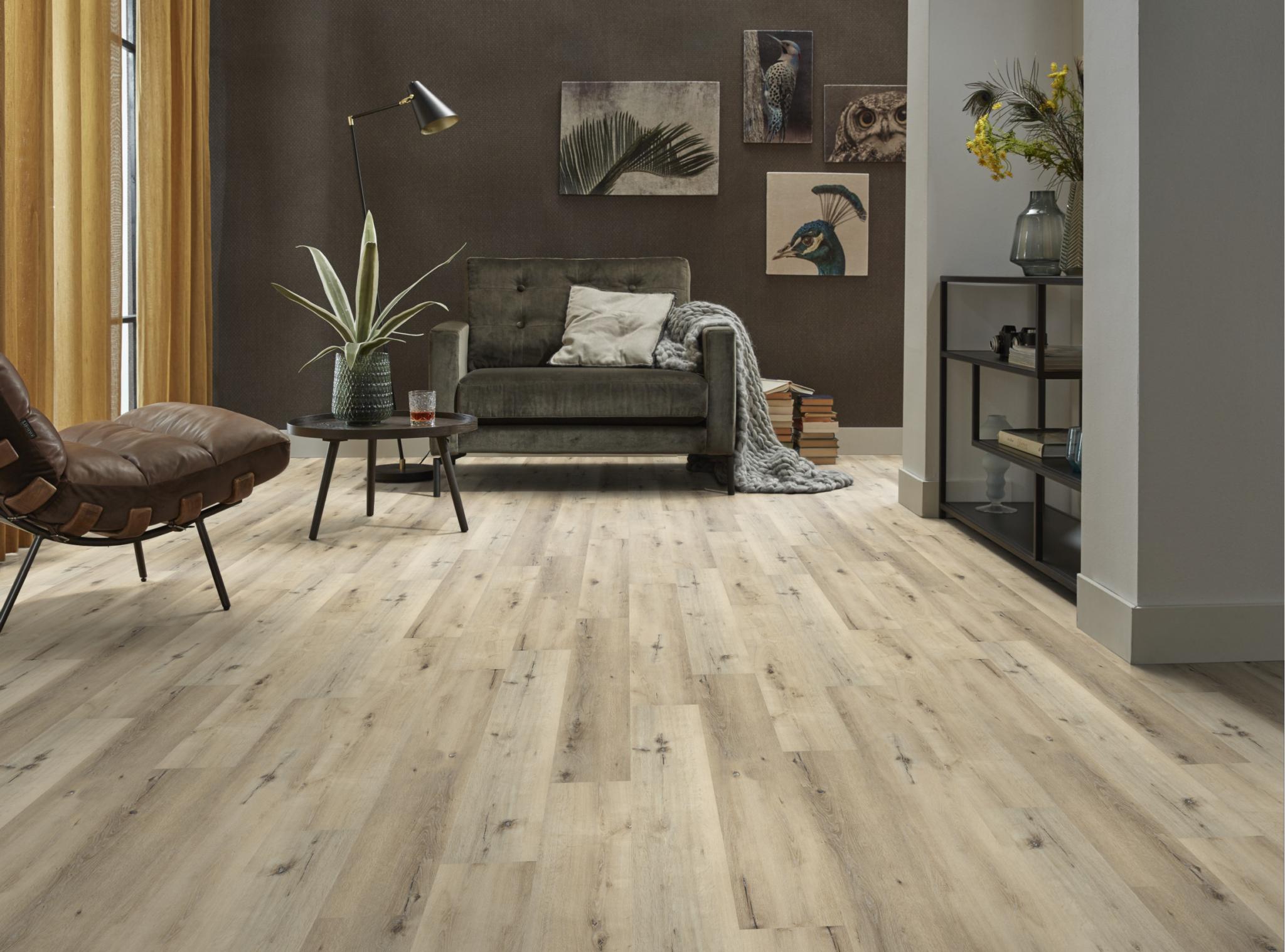 AMBIANT Essenzo Light Oak - PVC Lijm vloer