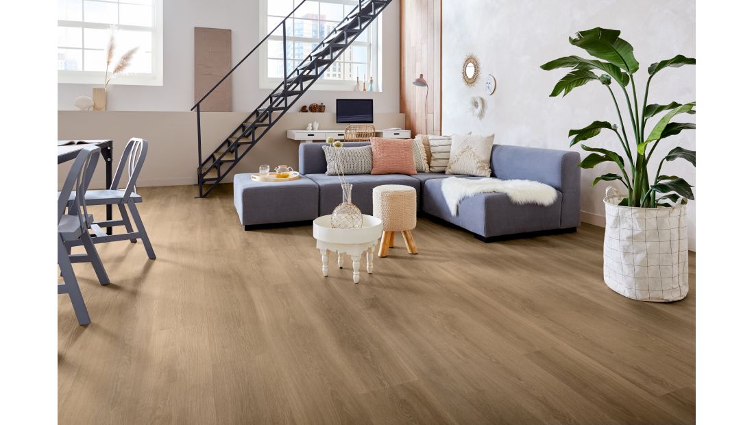 mFLOR River Oak XL Rhone - PVC lijm vloer